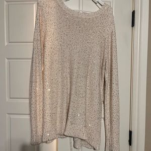 Cream and Gold Tunic Sweater